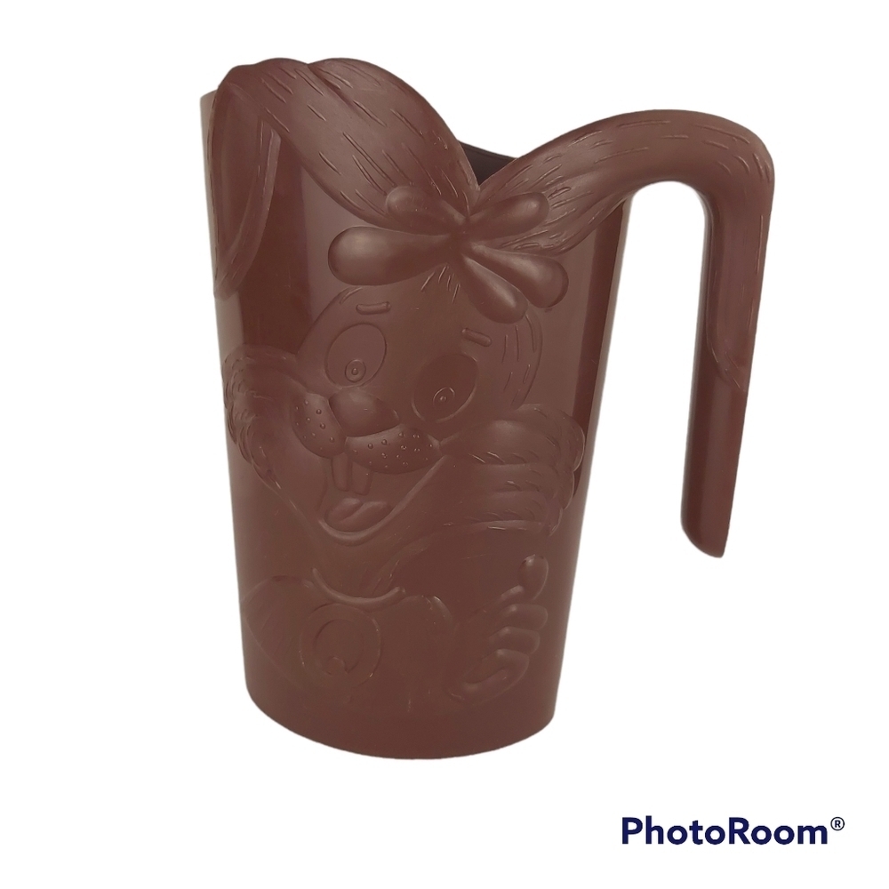 Vintage Nesquik chocolate plastic jug milk bag holder Made in Canada